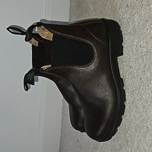 Blundstone Brown Leather Chelsea Boots sz 8